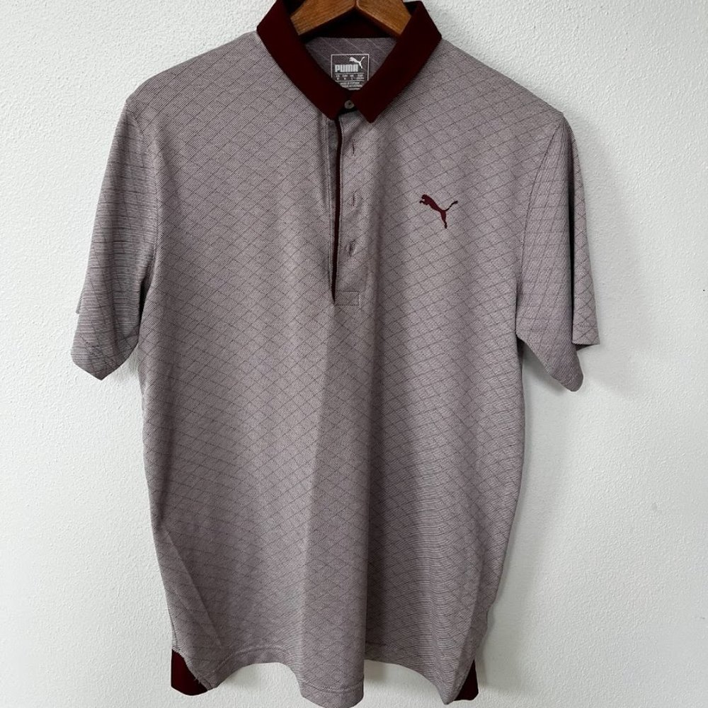 Puma Golf Polo - Unique Pattern And Color - Size … - image 1